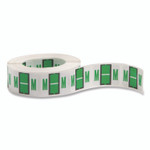 Smead A-Z Color-Coded End Tab Filing Labels, M, 1 x 1.25, White, 500/Roll View Product Image