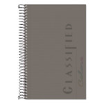 TOPS Color Notebooks, 1-Subject, Narrow Rule, Graphite Cover, (100) 8.5 x 5.5 White Sheets View Product Image