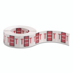 Smead A-Z Color-Coded End Tab Filing Labels, T, 1 x 1.25, White, 500/Roll View Product Image