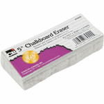 Charles Leonard 5" Felt Chalkboard Eraser - 5" Width x 2" Length - White - Felt Product Image 