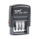 Trodat Printy Economy Date Stamp, Self-Inking, 1.63" x 0.38", Black View Product Image