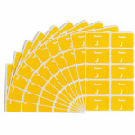 Smead AlphaZ ACCS Color-Coded Labels - J - x 1" Width x 1 5/8" Length - Yellow - Laminated - 10 / Sheet Product Image 