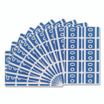 Smead AlphaZ Color-Coded Second Letter Alphabetical Labels, O, 1 x 1.63, Dark Blue, 10/Sheet, 10 Sheets/Pack View Product Image