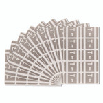 Smead AlphaZ Color-Coded Second Letter Alphabetical Labels, T, 1 x 1.63, Gray, 10/Sheet, 10 Sheets/Pack View Product Image
