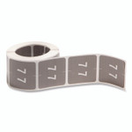 Smead Numerical End Tab File Folder Labels, 7, 1.5 x 1.5, Gray, 250/Roll View Product Image