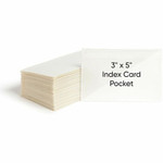 Smead Self-Adhesive Pockets - For 5 5/16" x 3 5/8" Sheet - Clear - Poly Product Image 