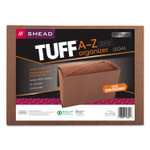 Smead TUFF Expanding Wallet, 21 Sections, Elastic Cord Closure, 1/21-Cut Tabs, Legal Size, Redrope (SMD70320) View Product Image