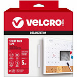VELCRO Sticky Back 30ft x 3/4in Roll White - 10 yd Length x 0.75" Width - White - For Mount Picture/Poster, Multi Surface, Home, School, Office, Hanging Roll Product Image 