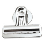 Universal Bulldog Magnetic Clips, Medium, Nickel, 12/Pack (UNV31261) View Product Image