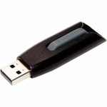 Microban 16GB Store 'n' Go V3 USB 3.2 Gen 1 Flash Drive - Gray - 16 GB - USB 3.2 (Gen 1) Type A - Gray - Lifetime Warranty Product Image 