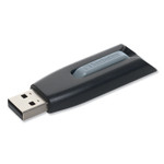 Verbatim Store 'n' Go V3 USB 3.0 Drive, 8 GB, Black/Gray (VER49171) Product Image 