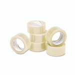 AbilityOne 7510015796874, SKILCRAFT Commercial Package Sealing Tape, 3" Core, 2" x 55 yds, Clear, 6/Pack View Product Image