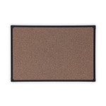 Universal Tech Cork Board, 36 x 24, Brown Surface, Black Plastic Frame (UNV43022) View Product Image