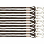 Champion Sports Heavy-duty Nylon Lanyard - 10" Length - Black - Nylon Product Image 