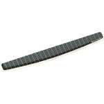 Fellowes Microban Photo Gel Keyboard Wrist Rest - Chevron - 0.75" Height x 18.56" Width x 2.31" Depth - Black, White - Gel, Rubber - Stain Resistant, Skid Proof Product Image 