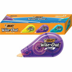 Wite-Out Mini Correction Tape Pack - 0.20" Tape Width x 16.40 ft Tape Length - 1 Line(s) - Translucent Dispenser - Smooth, Compact, Ambidextrous, Easy to Use, Non-refillable, Tear Resistant - White Product Image 