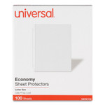 Universal Top-Load Poly Sheet Protectors, Economy, Letter, 100/Box (UNV21130) View Product Image