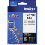 Brother Innobella LC207BK Original Inkjet Ink Cartridge - Black - 1 Each Product Image 