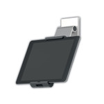 Durable Mountable Tablet Holder, Silver/Charcoal Gray View Product Image