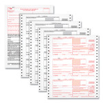 TOPS 1099-NEC Continuous Tax Forms, Fiscal Year: 2023, Four-Part Carbonless, 8.5 x 5.5, 2 Forms/Sheet, 24 Forms Total (TOP2299NEC) Product Image 