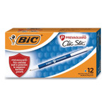 BIC PrevaGuard Ballpoint Pen, Retractable, Medium 1 mm, Blue Ink, Blue Barrel (BICCSA11BE) View Product Image