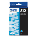 Epson T812220-S (T812) DURABrite Ultra Ink, 300 Page-Yield, Cyan View Product Image