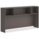 HON Mod HLPLDH72 Hutch - 39.8" Height x 72" Width x 14" Depth - Finish: Slate Teak Product Image 