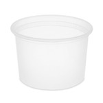 Pactiv Evergreen Newspring DELItainer Microwavable Container, 64 oz, 4.5 x 4.5 x 6.35, Natural, Plastic, 120/Carton (PCTL6064) View Product Image