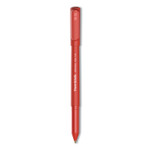 Paper Mate Write Bros. Ballpoint Pen, Stick, Fine 0.8 mm, Red Ink, Red Barrel, Dozen (PAP2124517) View Product Image