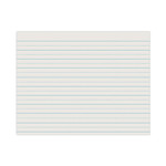 Skip-A-Line Ruled Newsprint Paper, 3/4 Two-Sided Long Rule, 8.5 x 11,  500/Ream