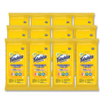 Fabuloso Multi Purpose Wipes, 1-Ply, 7 x 7, Lemon, White, 24/Pack, 12 Packs/Carton (CPC98719) View Product Image