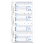 TOPS Second Nature Phone Call Book, Two-Part Carbonless, 5 x 2.75, 4 Forms/Sheet, 400 Forms Total View Product Image