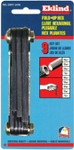 #91 5/64-1/4 Size Fold-Up Hex Key Set (269-20911) View Product Image