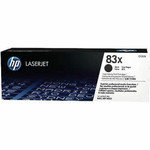 HP 83X (CF283X) Original High Yield Laser Toner Cartridge - Single Pack - Black - 1 Each Product Image 