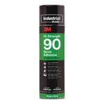 3M Hi-Strength 90 Ca Spray Adhesive, 17.6 Oz, Aerosol Can, Clear (405-021200-30023) View Product Image