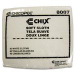 Chix Soft Cloths, 13 x 15, White, 40/Pack, 30 Packs/Carton (CHI8007) View Product Image