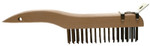 Shoe Handle Scratch Brush W/Scraper 4X16 Rows Cs  (410-85034) View Product Image