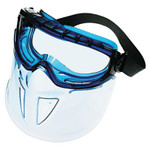 Full Face Faceshield Blue Frame Anti Fog Clear L (412-18629) View Product Image