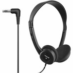 Maxell HP-100 Open Air Stereo Headset - Stereo - Mini-phone (3.5mm) - Wired - 20 Hz to 20 kHz - Nickel Plated Connector Product Image 