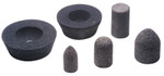 Cgw Abrasives Resin Cones And Plugs, Type 16, 1 1/2 In Dia, 2 1/2 In Thick, 5/8 Arbor, 24 Grit (421-49017) View Product Image