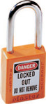 Orange Plastic Safety Padlock  Keyed Differently (470-410Orj) View Product Image
