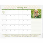 At-A-Glance Puppies Desk Pad - Standard - Monthly - 12 Month - January 2026 to December 2026 - 1 Month Single Page Layout Product Image 