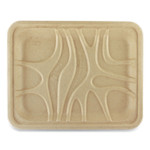 World Centric Fiber Trays, PLA Lined, PFAS Free, 9.1 x 7.1 x 0.7, Natural, Paper, 500/Carton View Product Image