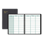 Undated Teacher's Planner, Weekly, Two-Page Spread (nine Classes), 10.88 X 8.25, Black Cover (AAG8015505) View Product Image