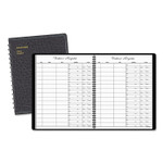 AT-A-GLANCE Visitor Register Book, Black Cover, 10.88 x 8.38 Sheets, 60 Sheets/Book (AAG8058005) View Product Image