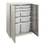 HON Flagship Storage Cabinet with 4 Small, 4 Medium and 2 Large Bins, 30w x 18d x 39.13h, Loft (HONSC183930LGLO) View Product Image