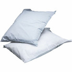 Medline Poly Tissue Disposable Pillowcases - 21" x 30" - White Product Image 