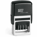 Cosco 5-year Date Band Message Stamp - Message/Date Stamp - Scanned, Emailed, Entered, Completed - 0.94" Impression Width x 1.75" Impression Length - Red, Blue Product Image 