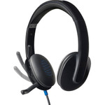 Logitech H540 USB Headset - Stereo - USB - Wired - Over-the-head - Binaural Product Image 