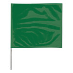 Presco Stake Flags  2 In X 3 In  21 In Height  Pvc Film  Green (764-2321G) View Product Image